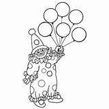 Balloons sketch template