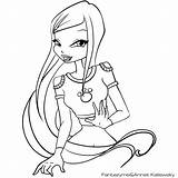 Roxy Winx Yellowimages sketch template