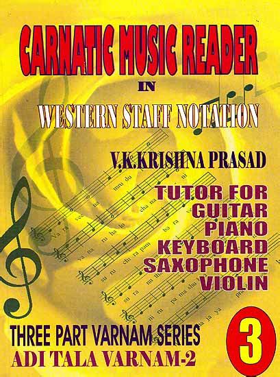 Carnatic Music Reader In Western Staff Notation Tutor For Guitar