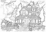 House Victorian Coloring Pages Favoreads Adult Colouring Printable Architecture Style Houses Authentic Club Color Book Buildings Choose Board Reserved Rights sketch template
