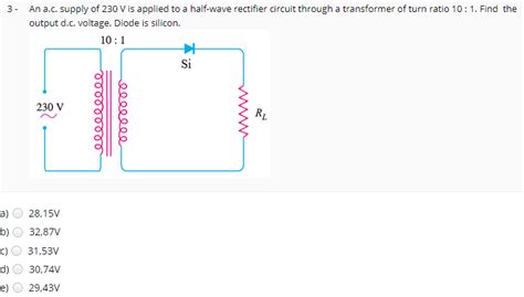 solved   ac supply     applied    wave cheggcom