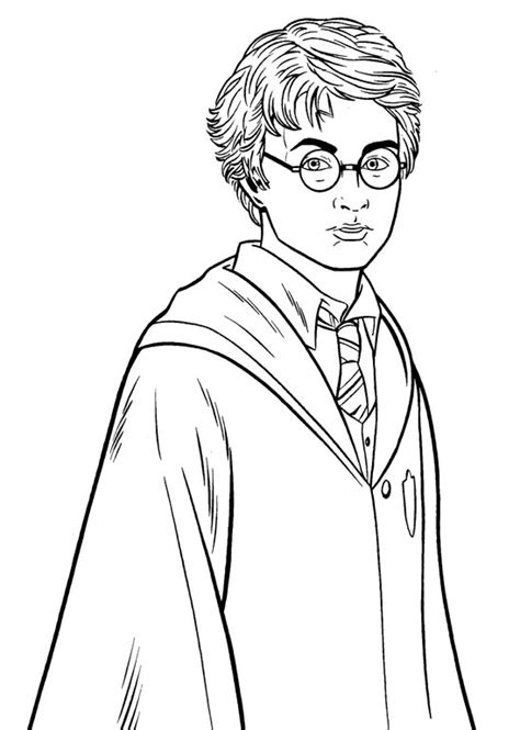 kids  funcom coloring page harry potter  harry potter