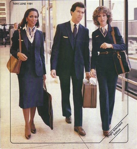 Airlines Past And Present United Airlines Stewardess Flight