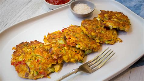 Low Carb Salmon Vegetable Fritters Seafood Experts