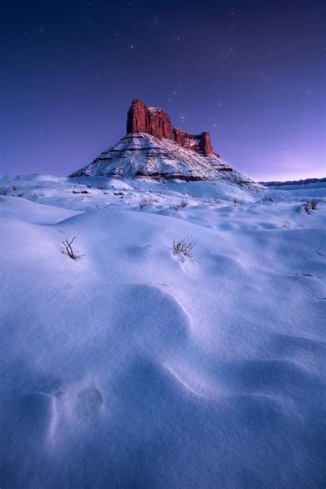 interesting photo   day utah desert snow