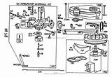 Stratton Briggs Carburetor sketch template