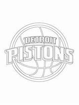 Ausmalbilder Printable Pistons Detroit Wallace Derrick Warriors Rose sketch template
