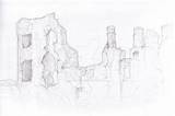 Ruins Sketch Deviantart Drawings sketch template