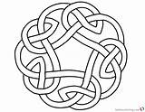 Coloring Knot Celtic Pages Circle Printable Adults Kids Print Color Getdrawings Getcolorings sketch template