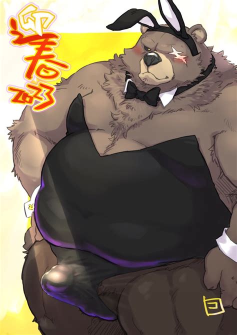 rule 34 2023 anthro bear ben zenless zone zero blush bow tie bulge