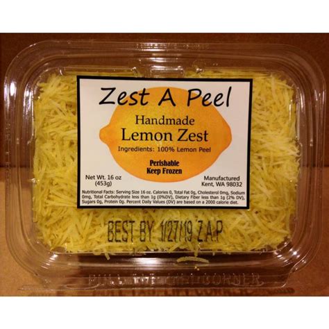 oz lemon zest  peel petes milk delivery