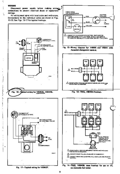 honeywell zone valve vf wiring diagram diagram