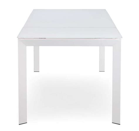 extension white dining table  modern dining