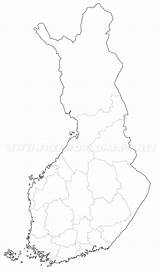 Finland Map Outline Political Blank Regions Freeworldmaps Europe sketch template