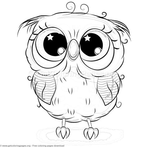 baby owl coloring pages  print  cute