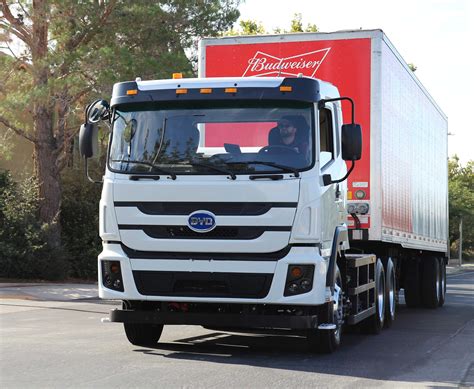 byd delivers  battery electric truck   united states byd usa