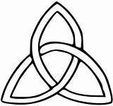 Triquetra Symbol Holy Pngitem Outline Traceable Svg Heraldicart Patience Pennsic sketch template