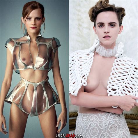 Emma Watson S Nude Titties For Futuristic Fashion