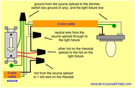wiring diagram   rheostat dimmer light switch wiring home electrical wiring dimmer switch