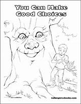 Good Choices Pages Making Coloring Template sketch template