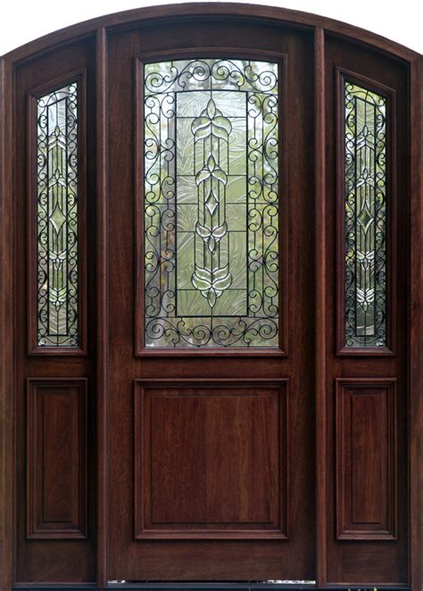 Arched Doors Exterior Arched Top Doors Mahogany Door