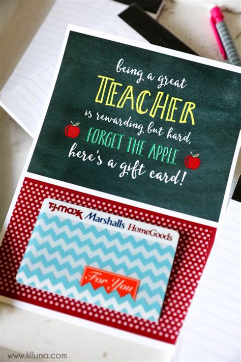 teacher appreciation gift card holder lil luna