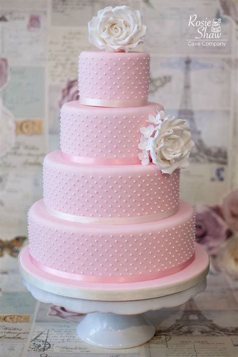 pink wedding cake  rosie shaw bristol