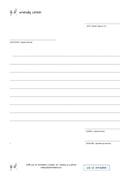 creating  blank letter template  students   templatelab