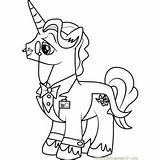 Coloring Pages Pony Little Fancy Pants Friendship Magic Sentry Flash Coloringpages101 sketch template