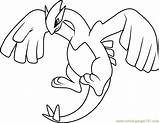 Lugia Legendario Alola Raichu Pokémon Sombra Lendário Dibujosonline Categorias sketch template