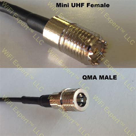 rg mini uhf female  qma male coaxial rf pigtail cable rf coaxial cables adapters