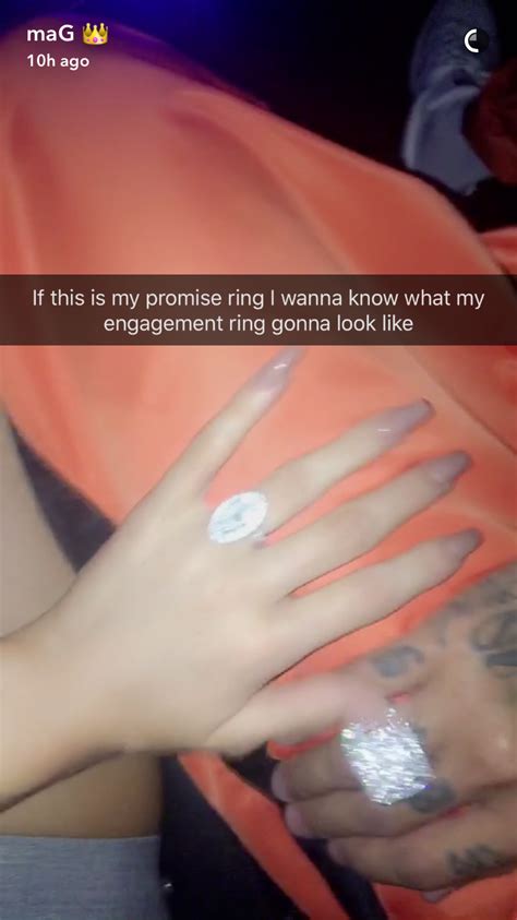 kylie jenner s diamond promise ring from tyga see the photo teen vogue