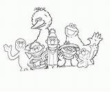 Sesame Street Coloring Pages Drawing Characters Color Printable Clipart Gang Sketches Drawings Print Sketch Getdrawings Getcolorings Library Popular Elmo Paintingvalley sketch template