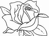 Coloring Rose Roses Red Printable Pages Crtezi Cveca Colouring Flower Getdrawings Library Clipart Popular sketch template