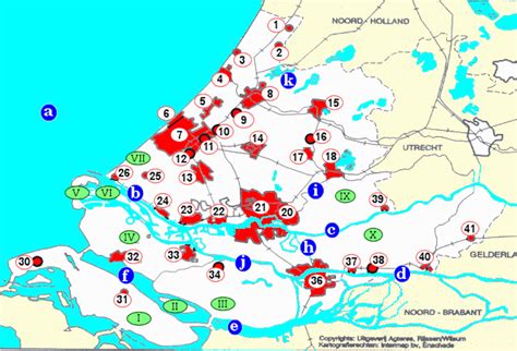 toposite topo leren door oefenen topografie nederland provincie zuid holland steden