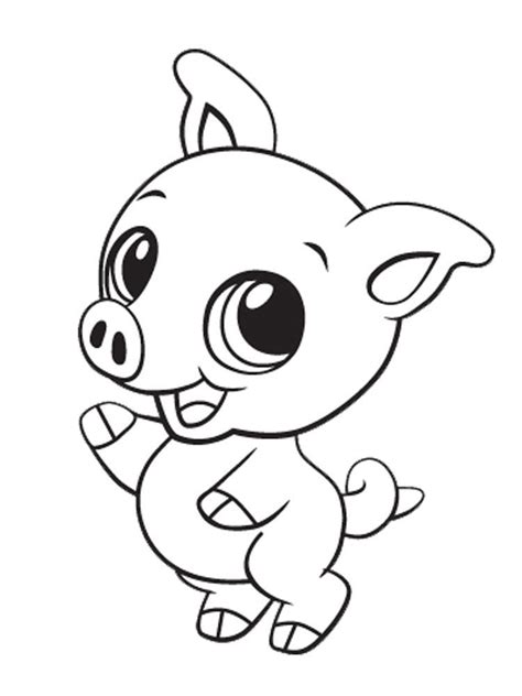 printable coloring pages cute animals pics colorist