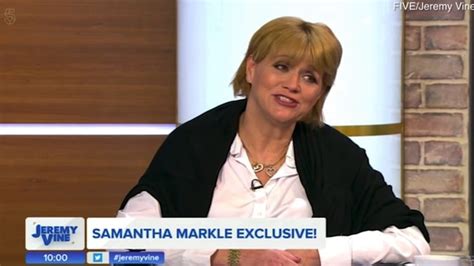 samantha markle apologises to meghan on british tv video star mag