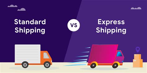 standard shipping  express shipping whats  difference shiprocket