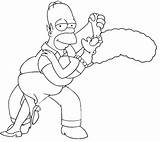 Simpson Homer Marge Disegnidacolorareonline Stampare sketch template