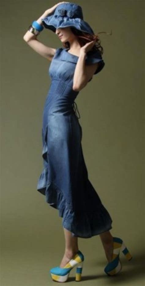 stunning    wear denim dresses ideas casual denim dress