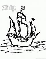 Ship sketch template
