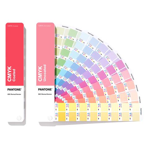 pantone cmyk color guide set coated uncoated color confidence