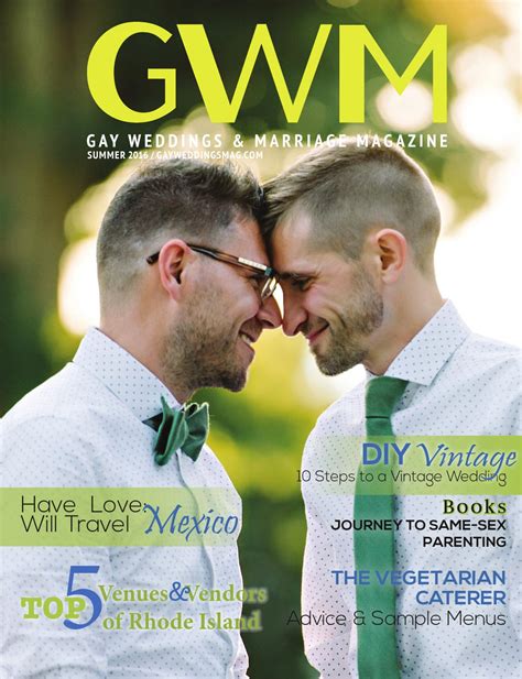 gay weddings and marriage magazine summer 2016 by gay