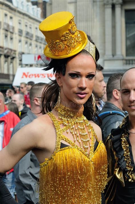 gay pride parade in brussels editorial image image of contribution