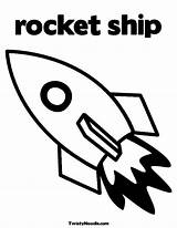 Rocket Ship Coloring Drawing Pages Colouring Launching Kids Simple Cliparts Launches Clipart Popular Getdrawings sketch template