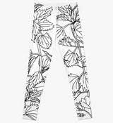 Leggings Nettle sketch template