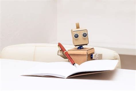 robot write  marketing materials
