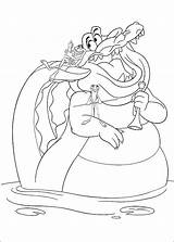 Sapo Tiana Principessa Ranocchio Princess Colorir Desenhos Coloriage Pianetabambini Grenouille Principesse Princesas Princesse Naveen Trois Crocodile Dibujo Frogs sketch template
