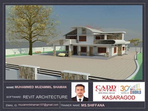 cadd centre kasaragod  instagram  curved roof duplex home designed