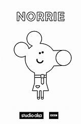 Norrie Colouring Sheet Duggee Hey sketch template